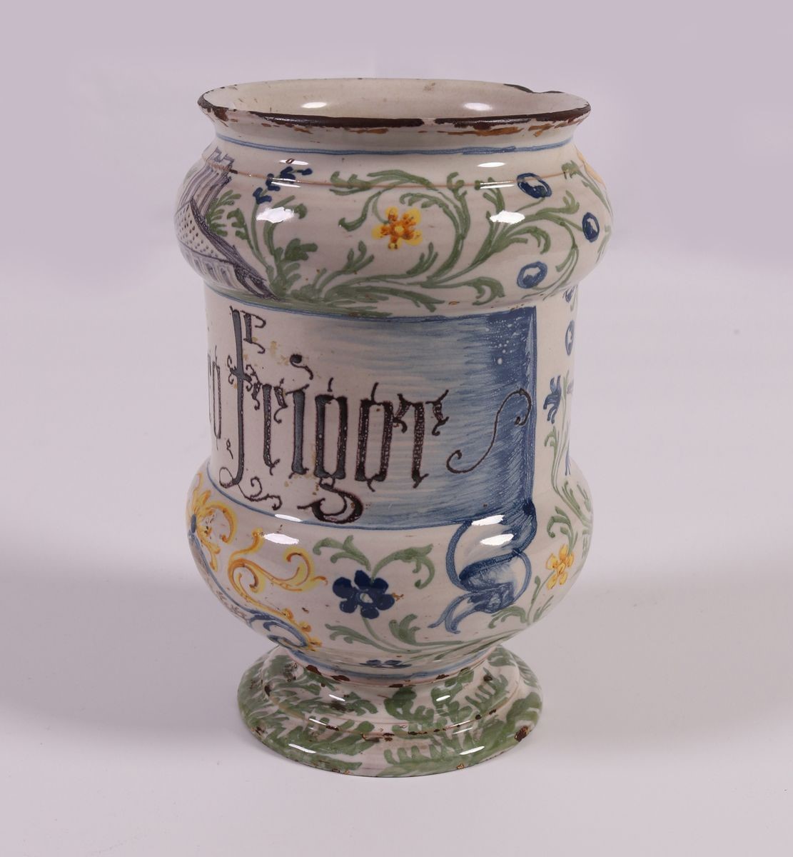 Albarello in Maiolica Policroma