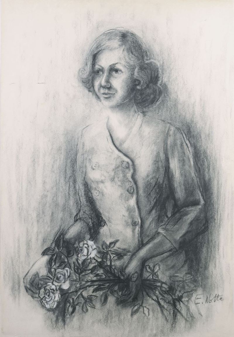 Emilio Notte - Ritratto di Donna