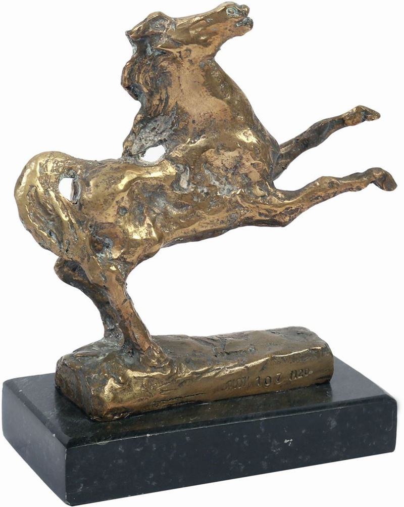 Aligi Sassu - Cavallino in Corsa