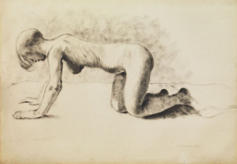 Felice Casorati - Nudo
