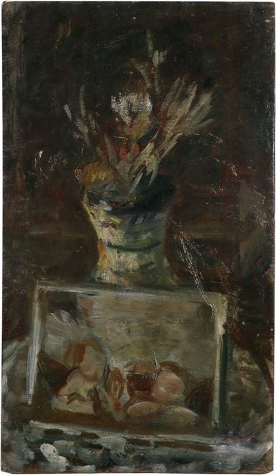 Natura Morta con Fiori e Quadro