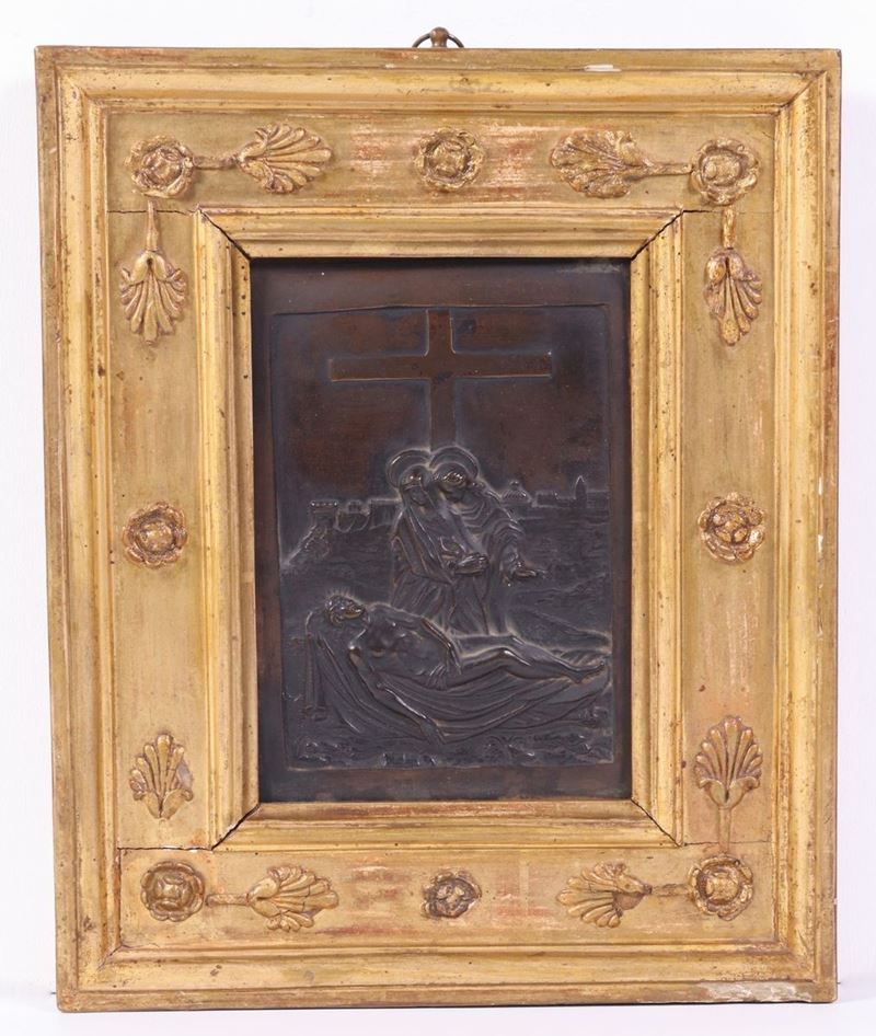 Placca in Bronzo del XVII Secolo