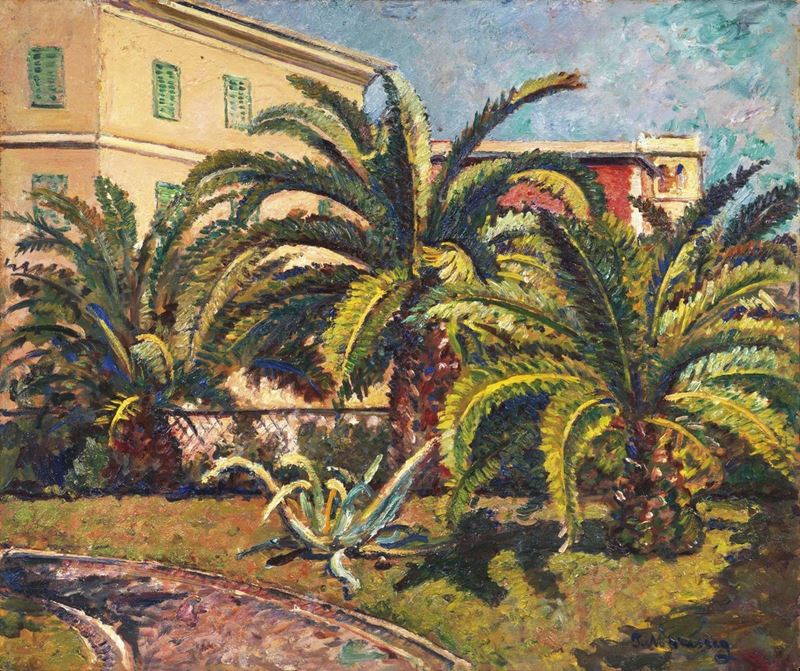 Piero Marussig - Palme a Sturla