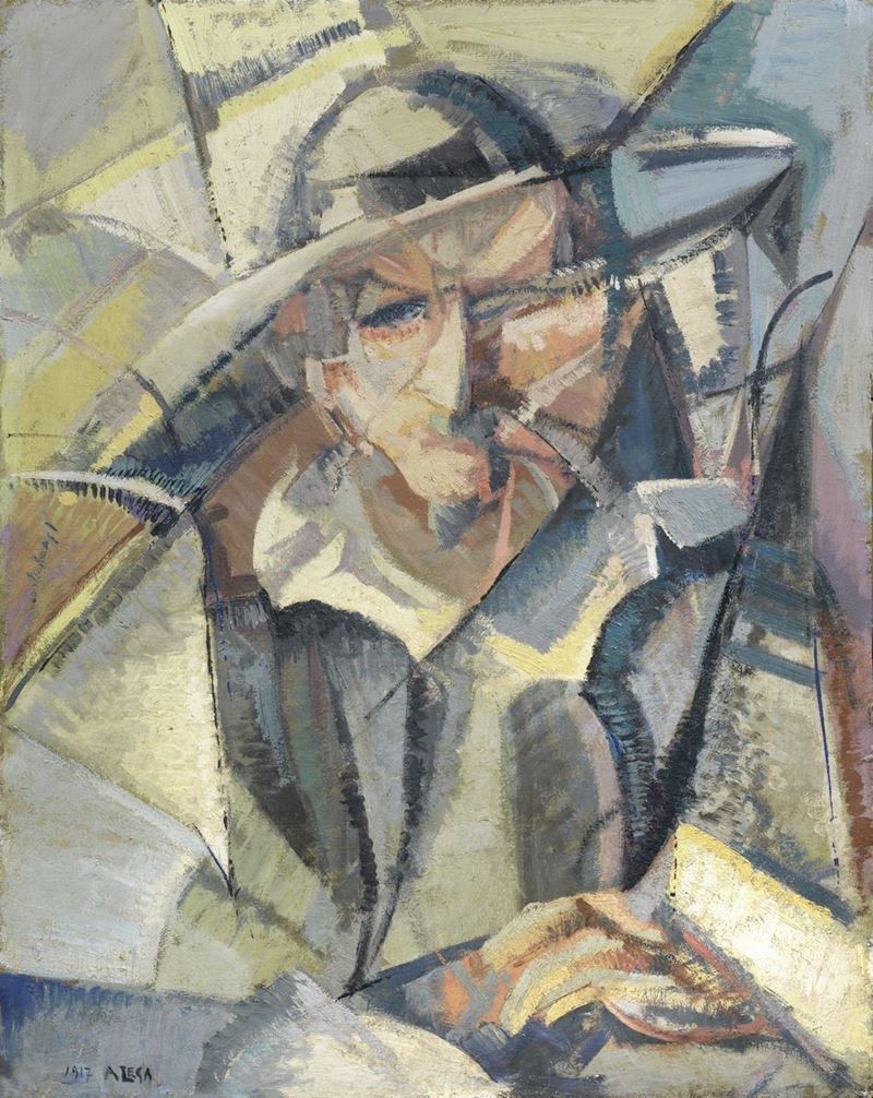 Achille Lega - Uomo con Cappello