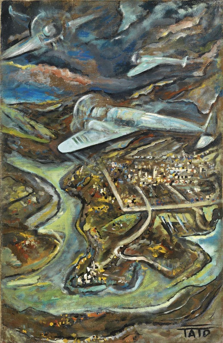Guglielmo Sansoni Tato - Sorvolando il Mare, Lago di Sabaudia