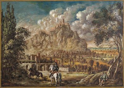 Paese con Due Cavalieri