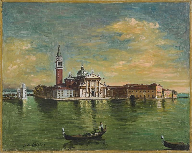 Giorgio De Chirico - Venezia, Isola di San Giorgio