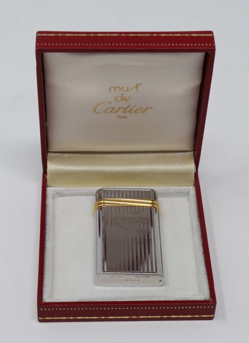 Portapillole in Acciaio e Oro Must De Cartier