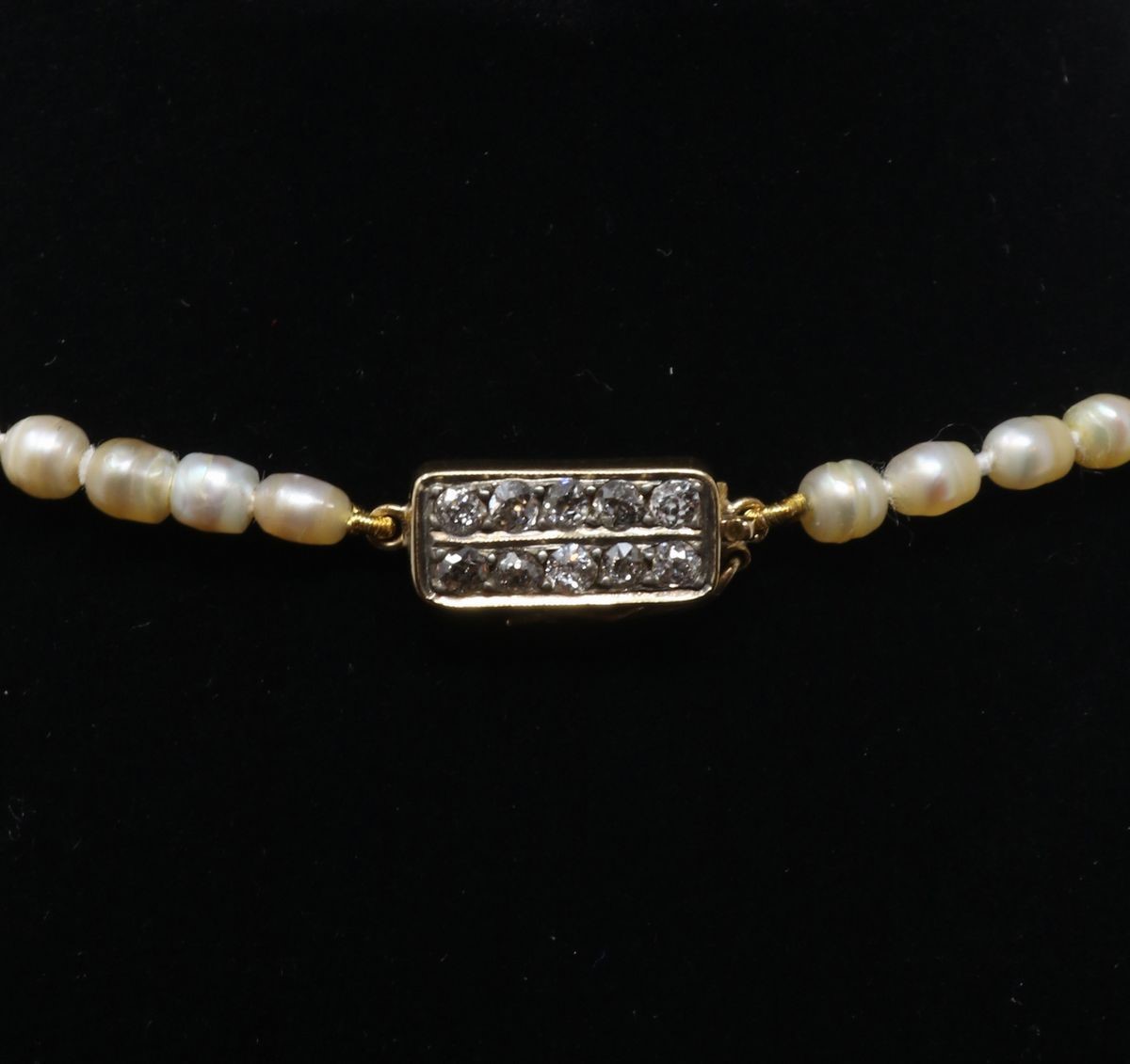 Collana di Perle Naturali a Scalare