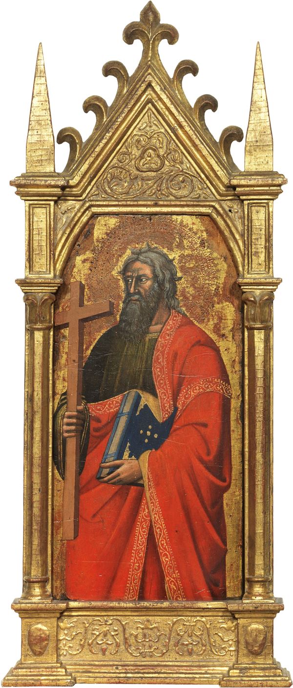 Simone di Filippo Benvenuti detto Simone dei Crocifissi - Sant'Andrea con la Croce e la Bibbia