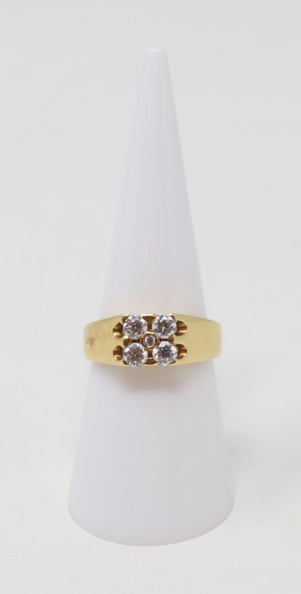 Anello in Oro e Zirconi