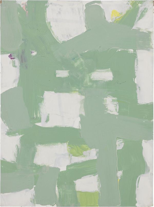 Richard Aldrich - Green Abstract Painting