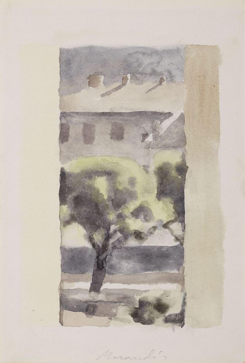 Giorgio Morandi - Cortile di Via Fondazza