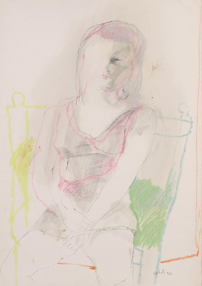 Ugo Attardi - Figura Femminile