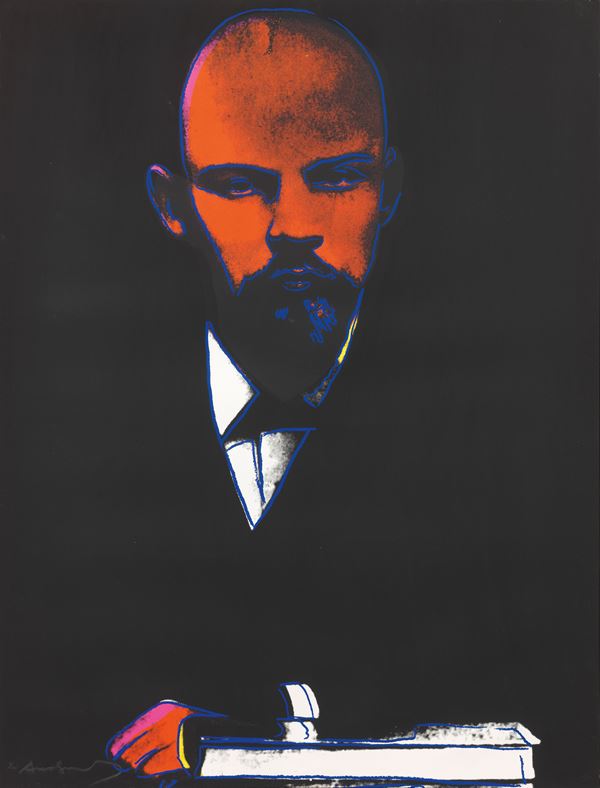 Andy Warhol : Lenin  (1987)  - Screenprint, es. 8/120 - Asta Arte Contemporanea - I - Casa d'aste Farsettiarte