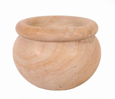 Vaso Globulare in Marmo