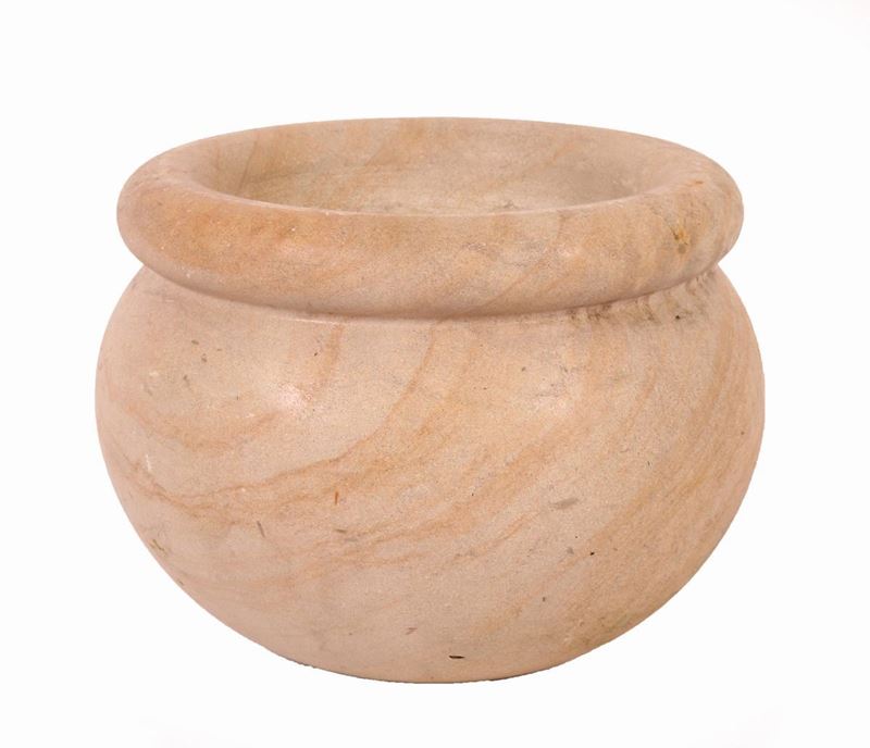 Vaso Globulare in Marmo