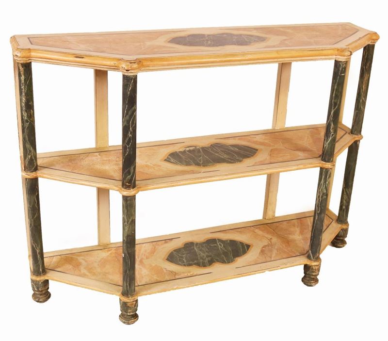 Étagère in Legno a Tre Piani