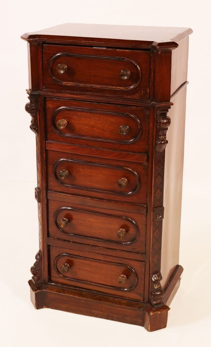 Comodino in Legno di Mogano