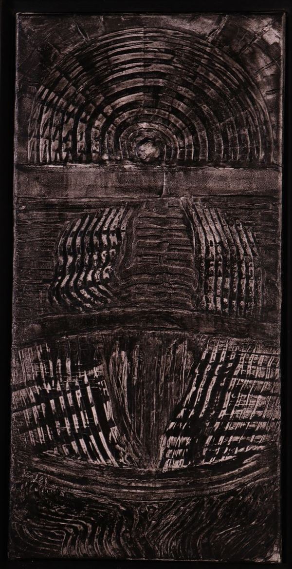 J2L : Creátion (Hommage a Pierre Soulages)  - Acrilico su tela - Asta PARADE V - Arte Contemporanea - Casa d'aste Farsettiarte