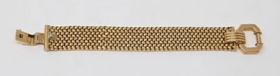 Bracciale in Oro Giallo a Maglia Morbida