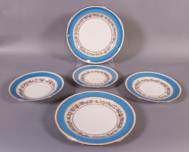 Servizio di Piatti in Porcellana Limoges