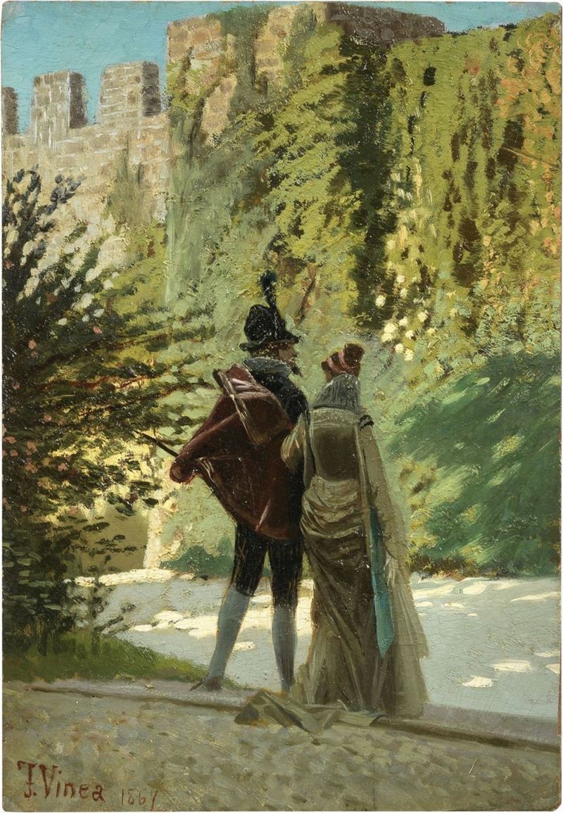 Francesco Vinea - Angolo del Giardino Torrigiani