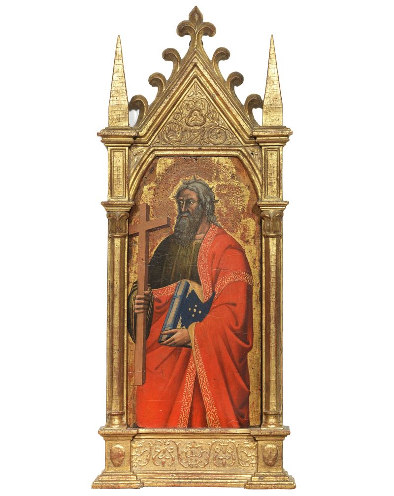Simone di Filippo Benvenuti Detto Simone dei Crocifissi - Sant'Andrea con la Croce e la Bibbia