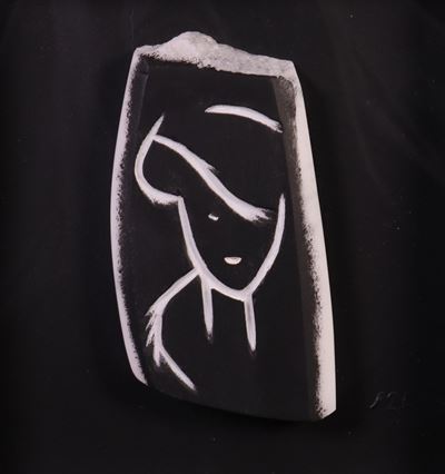 Profilo (hommage a Pierre Soulages)