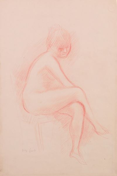 Donna Nuda Seduta