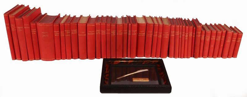 Serie di Volumi di Gabriele D'annunzio con Penna
