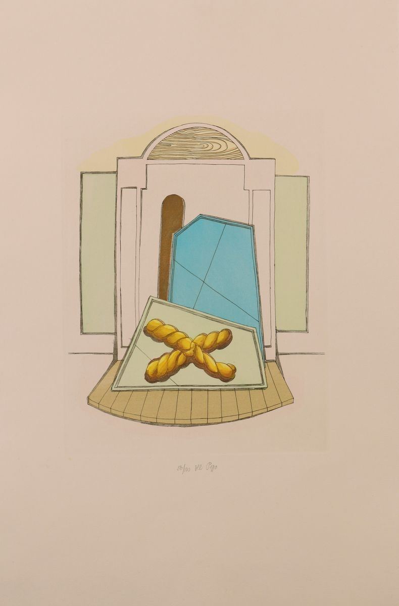 Lucio del Pezzo - Due Grafiche