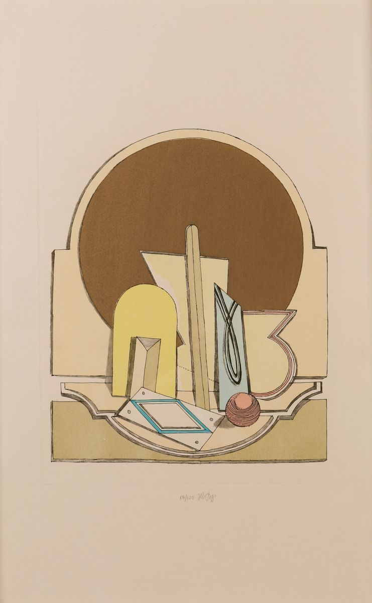 Lucio del Pezzo - Due Grafiche