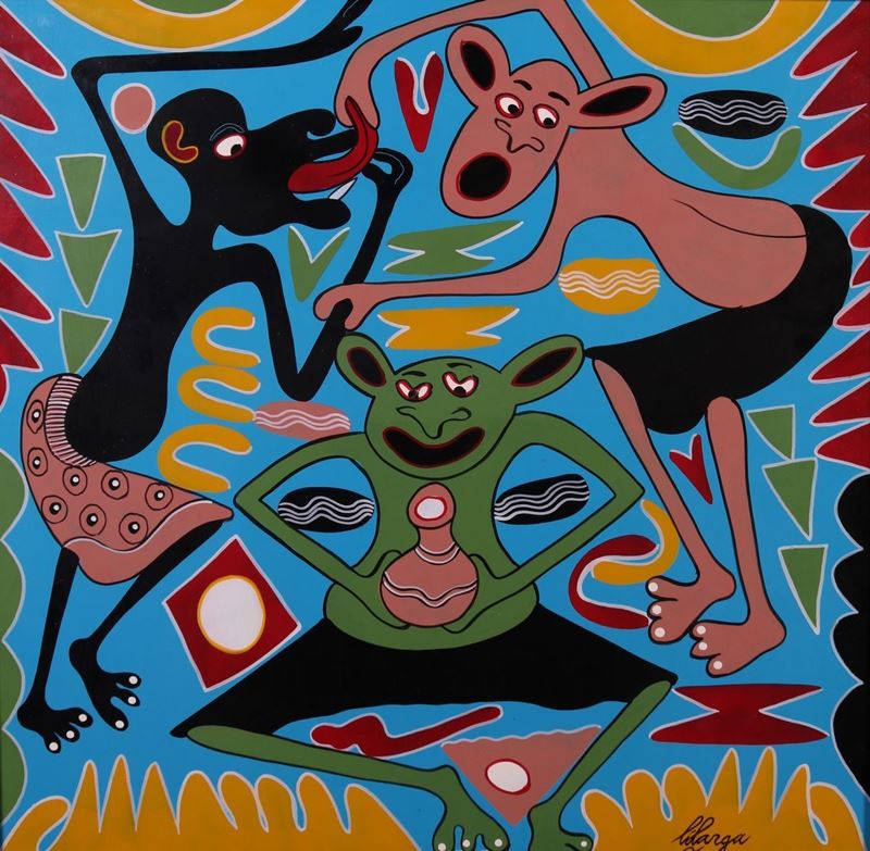 Georges Lilanga - Senza Titolo