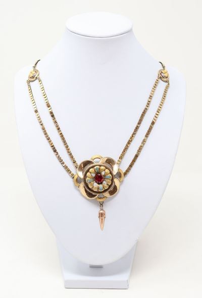 Antica Collana in Oro a Maglia Morbida