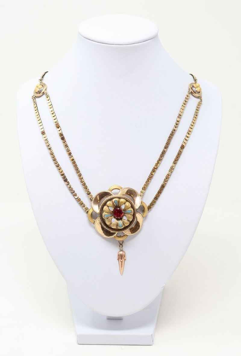 Antica Collana in Oro a Maglia Morbida