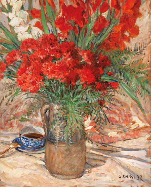 Galileo Chini - Vaso di fiori