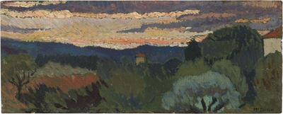 Paesaggio al Tramonto