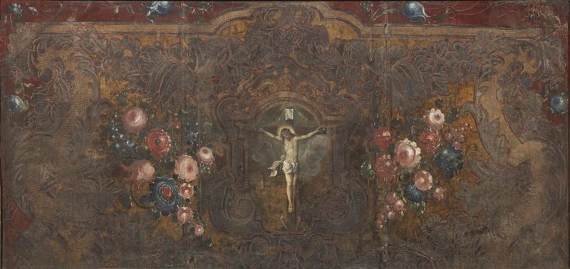 Scuola Emiliana del XVIII Secolo - Paliotto: Cristo Crocifisso