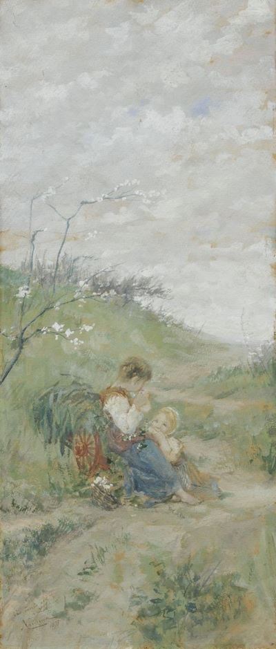 Contadina con Bambina