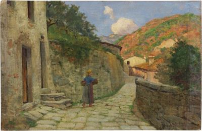 Contadina in Strada