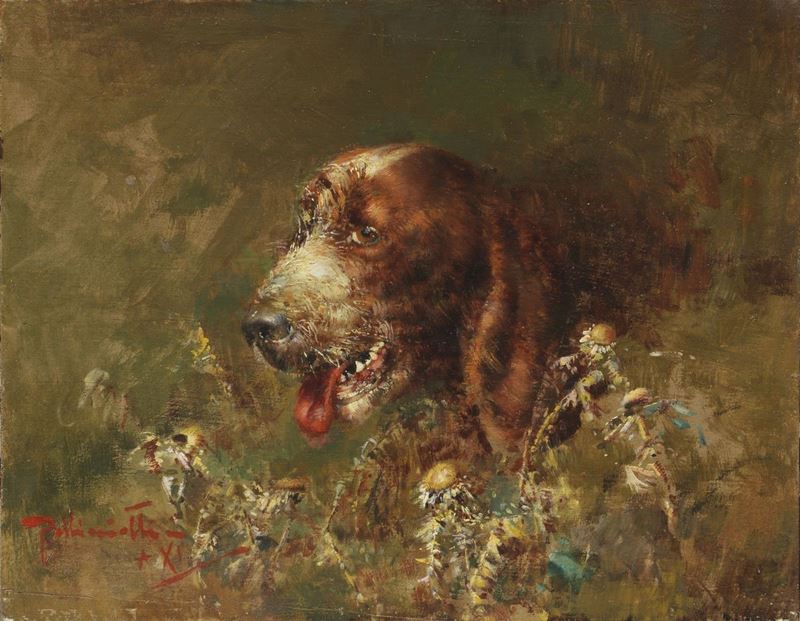 Tito Pellicciotti - «cane» e «cane con Lepre»