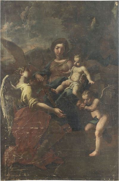 Madonna Col Bambino, San Giovannino e Angelo