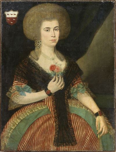 Ritratto di Donna con Mazzolino di Fiori