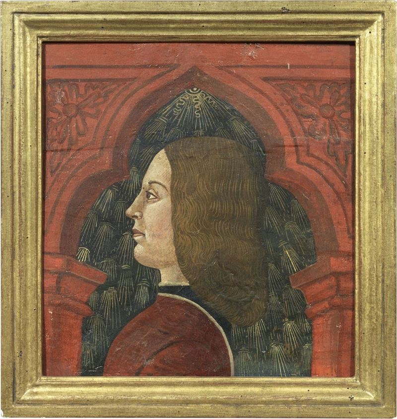 Scuola Lombarda del XVI Secolo - Ritratto di Giovane di Profilo