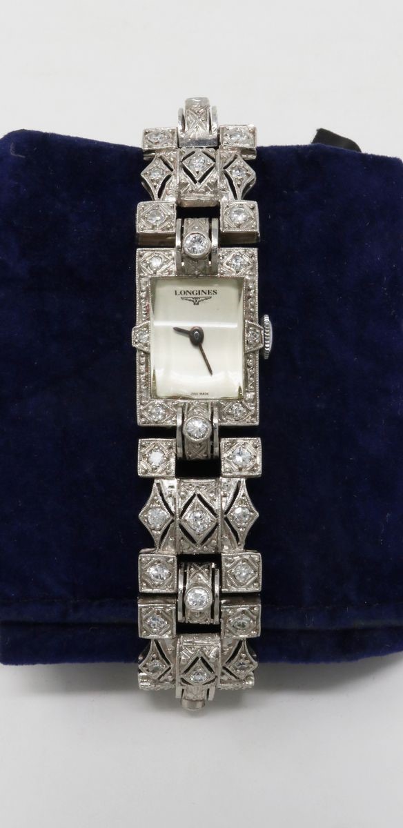 Longines Orologio da Polso Donna in Platino