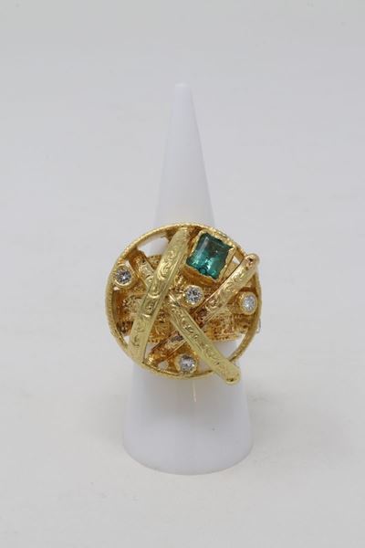 Anello «mappamondo»