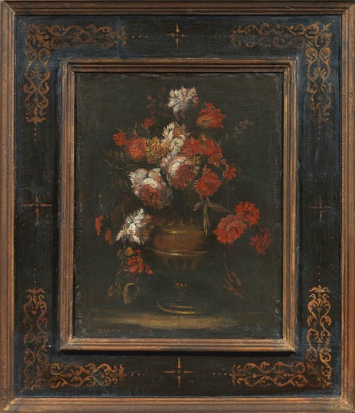Scuola Lombarda del XVII Secolo - Due Opere Raffiguranti «natura Morta, Vaso di Fiori»