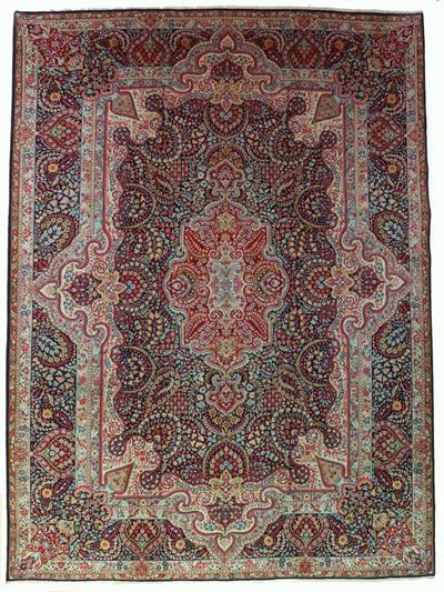 Tappeto Kerman Laver
