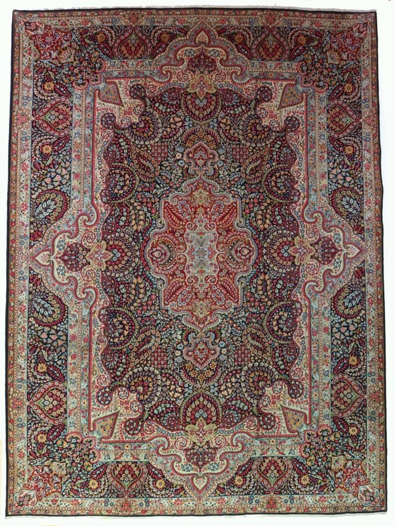 Tappeto Kerman Laver
